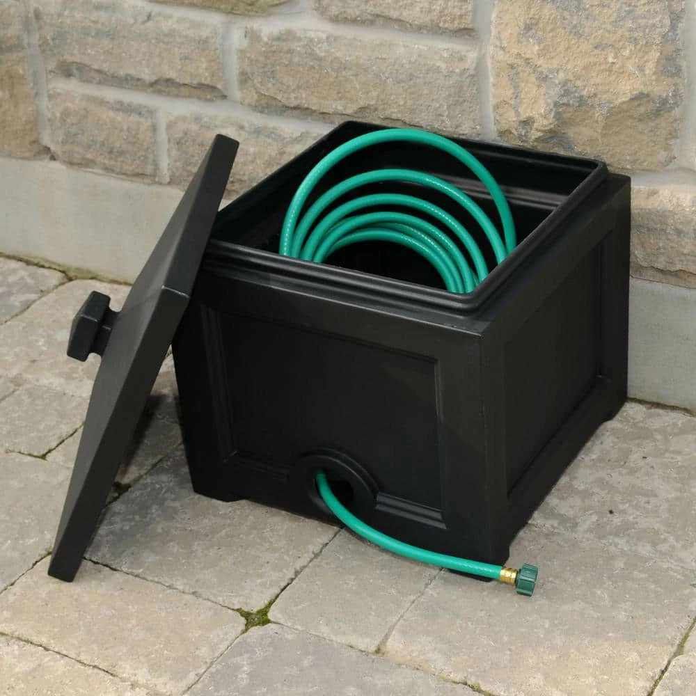Mayne Fairfield Garden Hose Bin in Black - Image 2