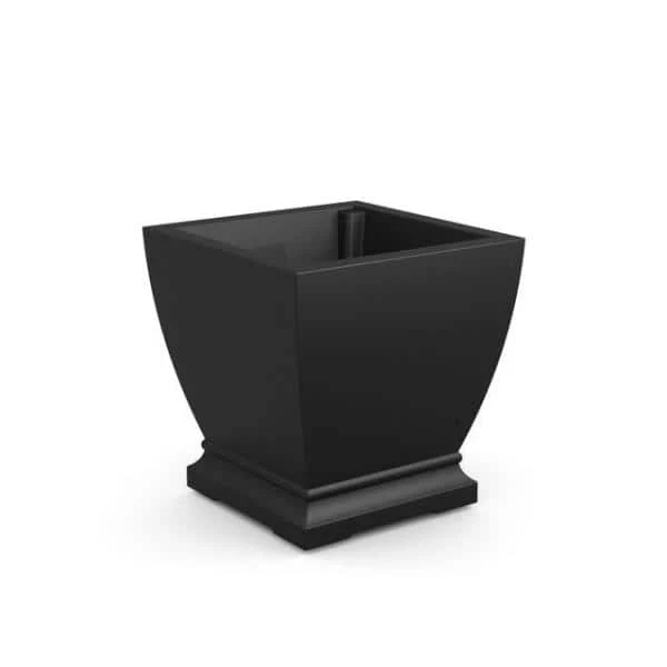 Mayne Acadia 20 in. Square Self-Watering Black Polyethylene Planter - Image 4