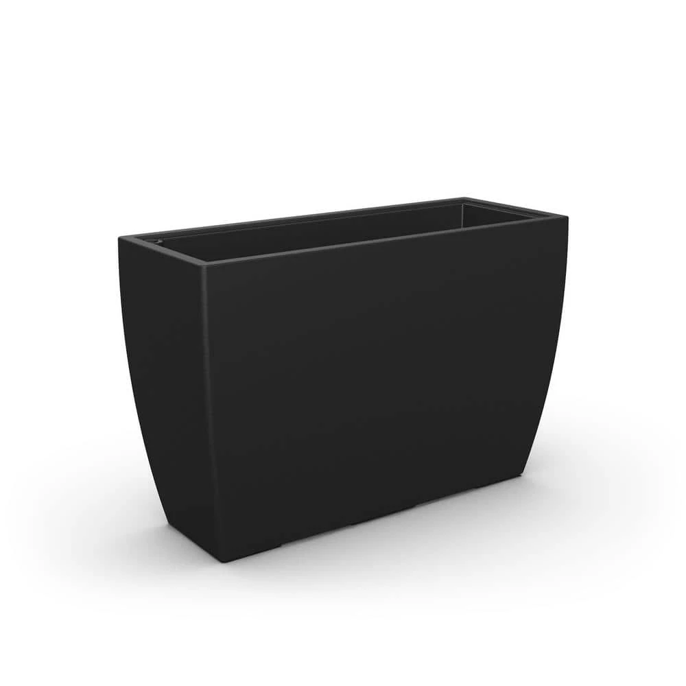 Mayne Kobi Trough Black Polyethylene Planter - Image 2