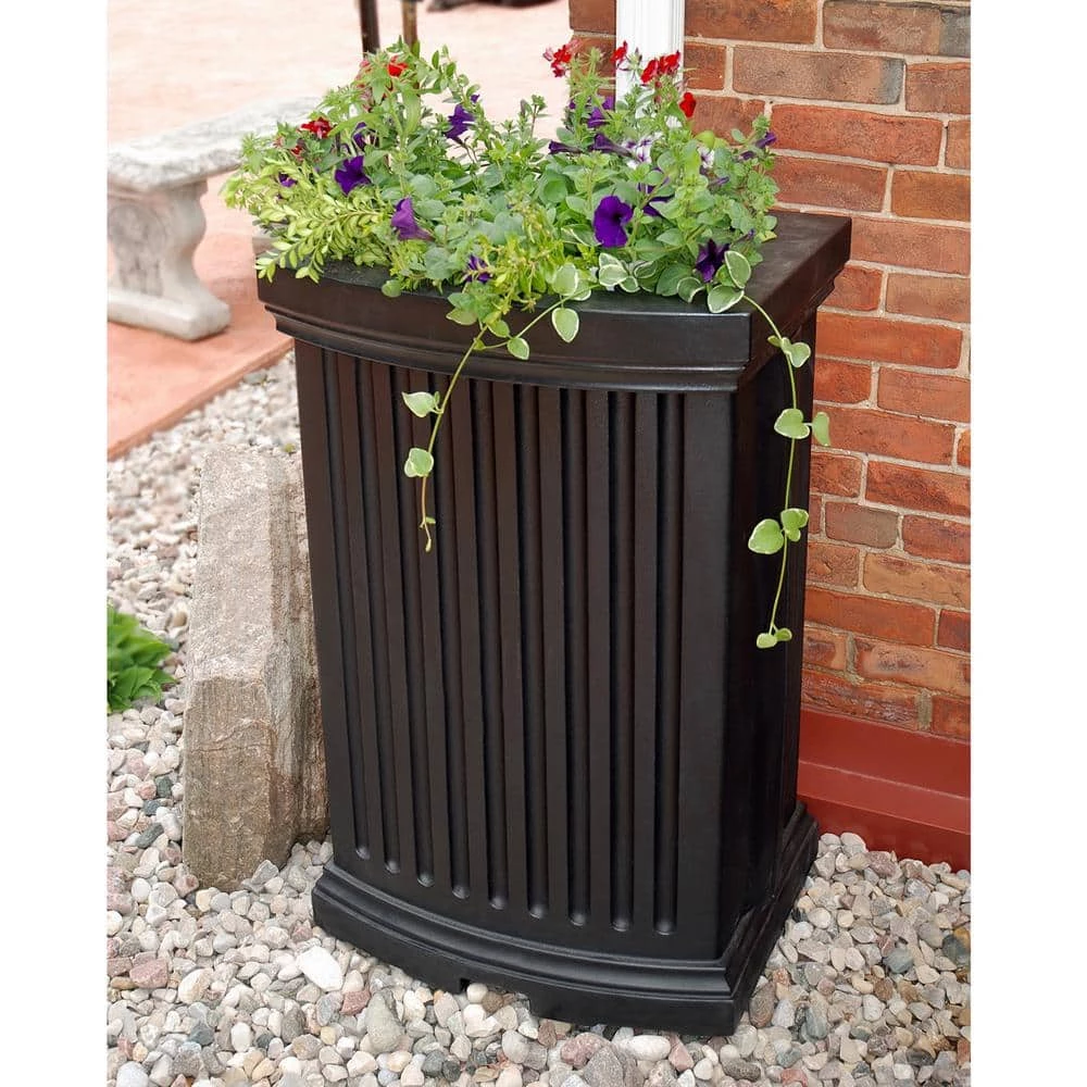 Mayne Madison 40 Gal. Black Polyethylene Rain Catcher - Image 6