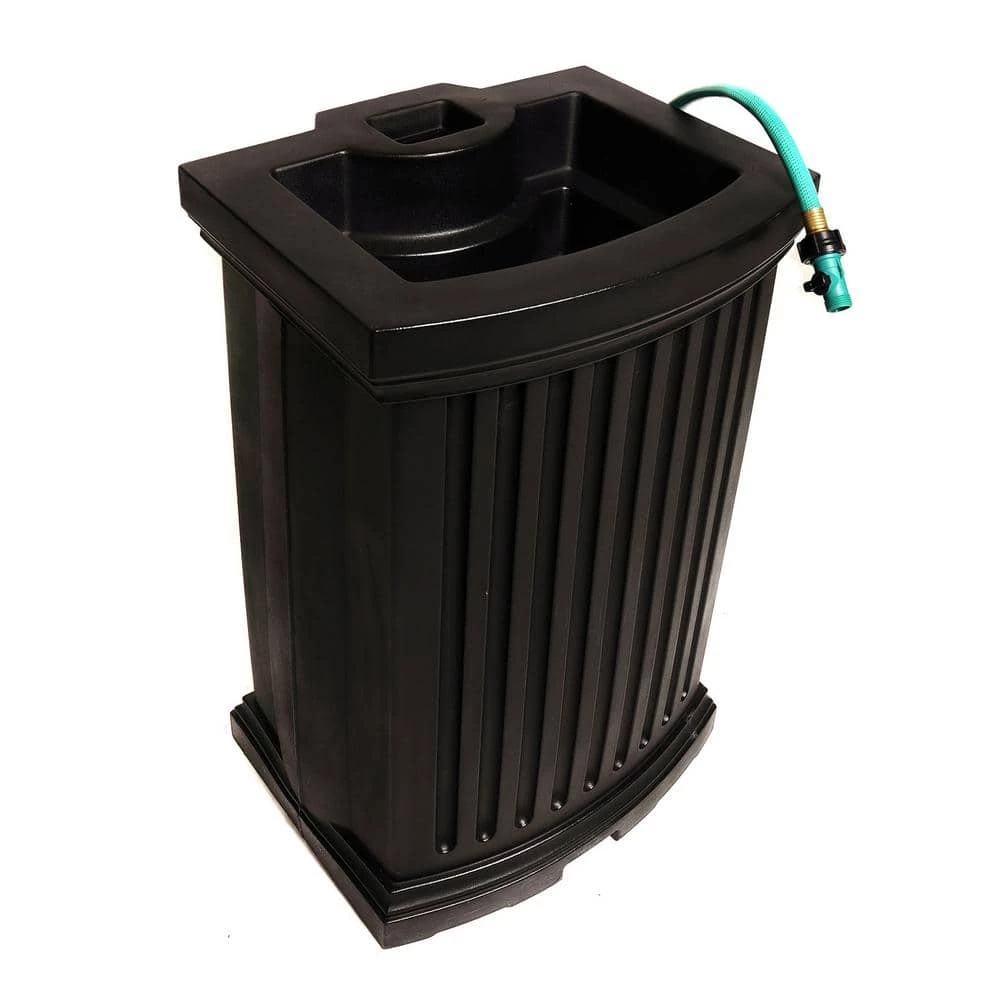 Mayne Madison 40 Gal. Black Polyethylene Rain Catcher