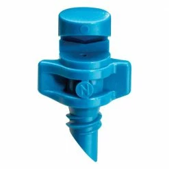 Rain Bird Fan Spray Close Coverage 11 GPH Micro Sprinkler, Full On Riser with Stake