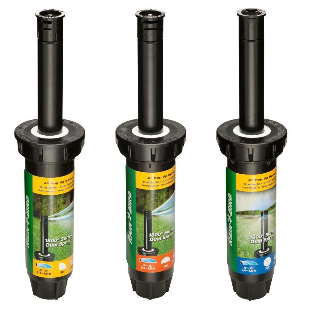 Rain Bird 1800 Series 3 in. Dual Spray Quarter Circle Sprinkler - Image 4