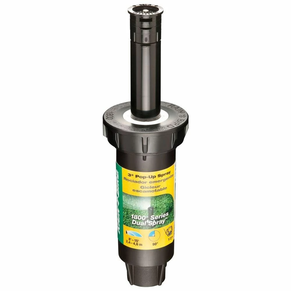 Rain Bird 1800 Series 3 in. Dual Spray Quarter Circle Sprinkler