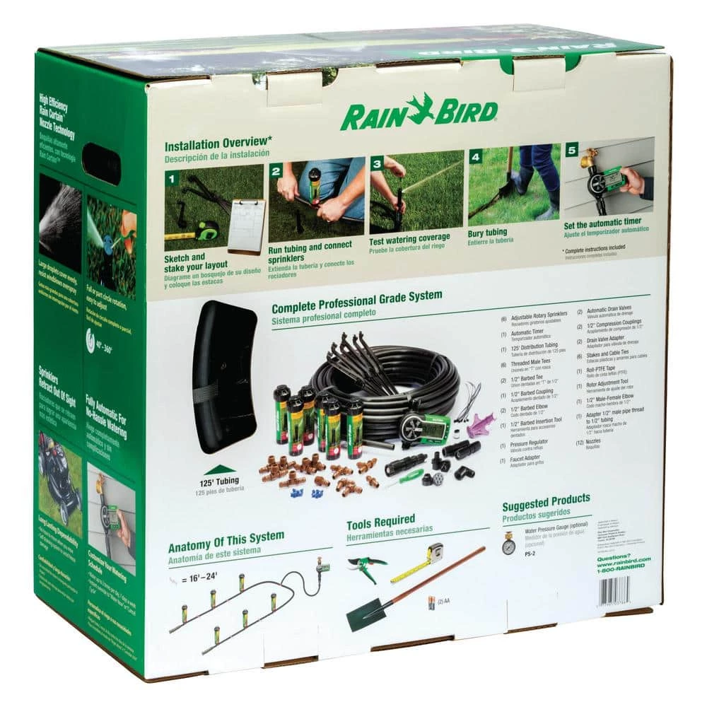 Rain Bird Easy to Install In-Ground Automatic Sprinkler System - Image 2