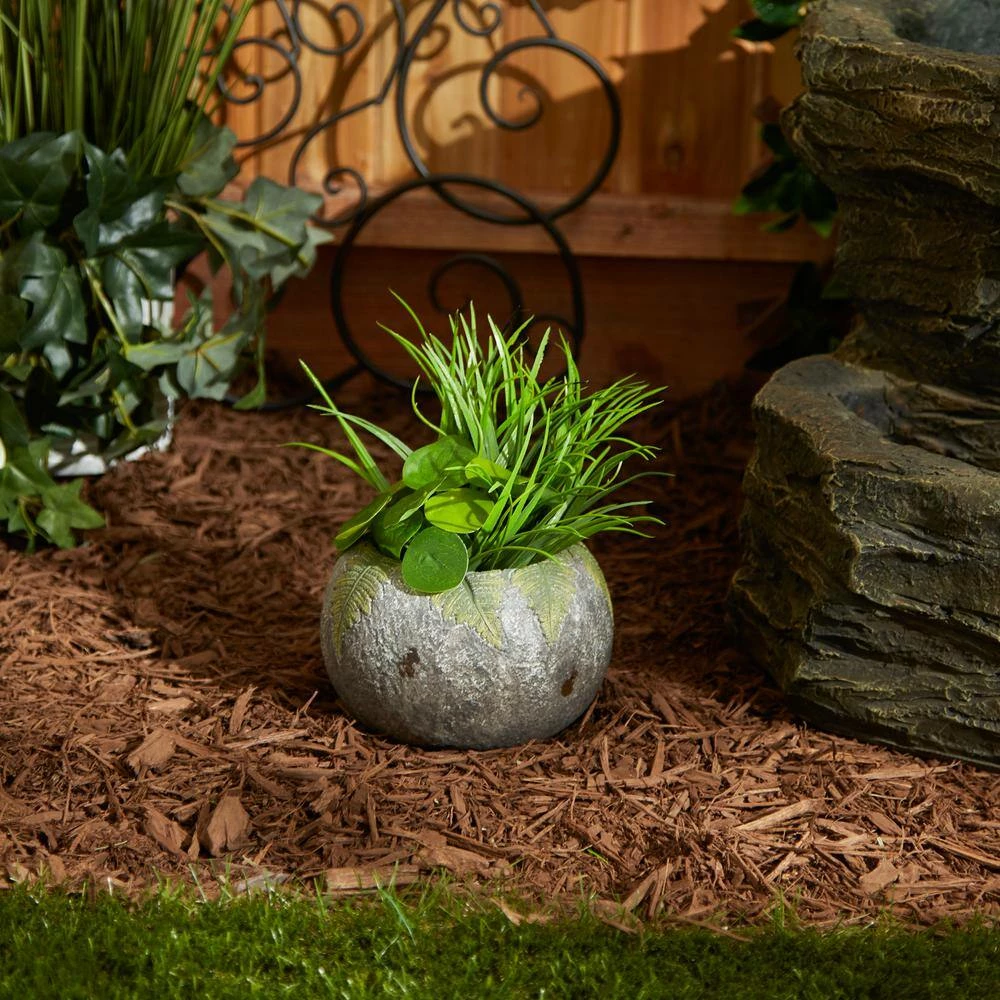 Zingz & Thingz Small Polyresin Oval Planter - Image 4