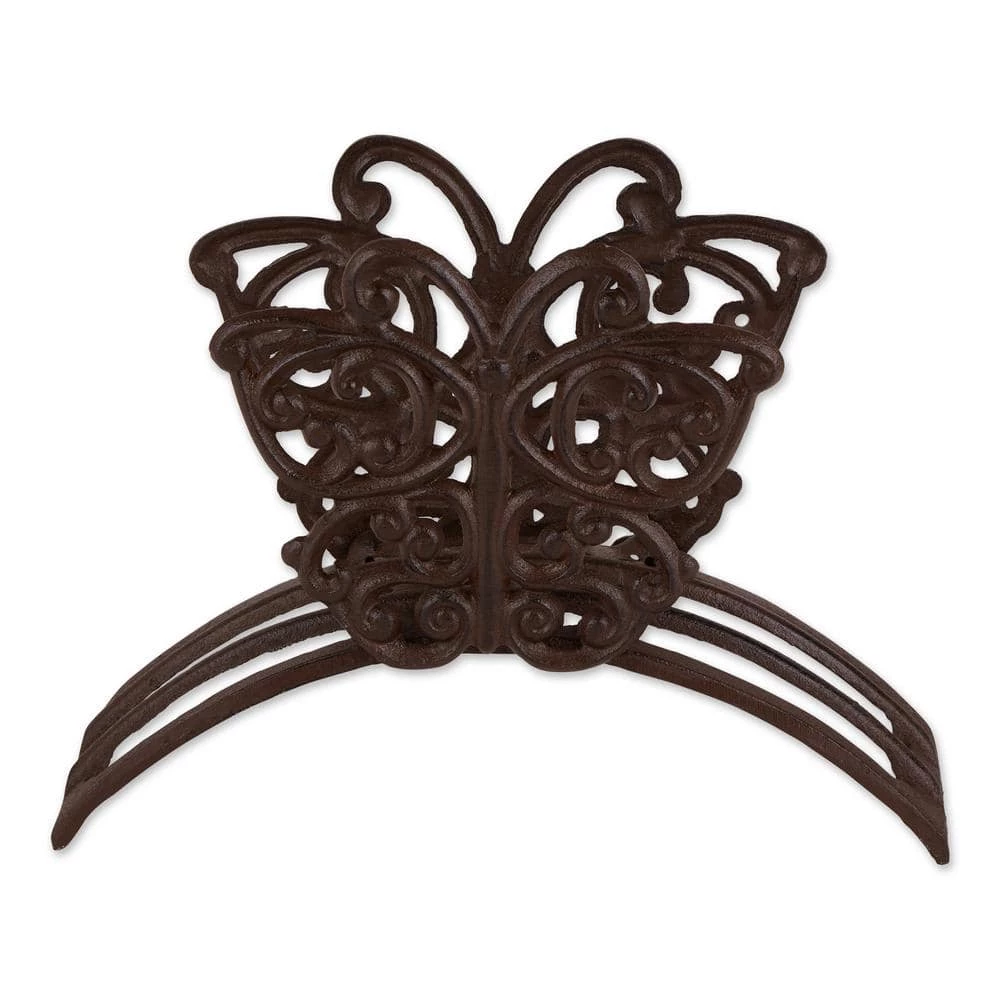 Zingz & Thingz Butterfly Cast Iron Hose Organizer