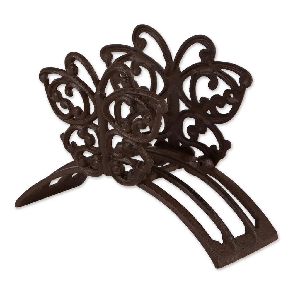 Zingz & Thingz Butterfly Cast Iron Hose Organizer - Image 2