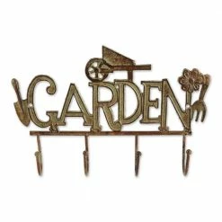 Zingz & Thingz 11.75 in. x 1.5 in. x 7.75 in. Bronze Cast Iron Garden Wall Hook