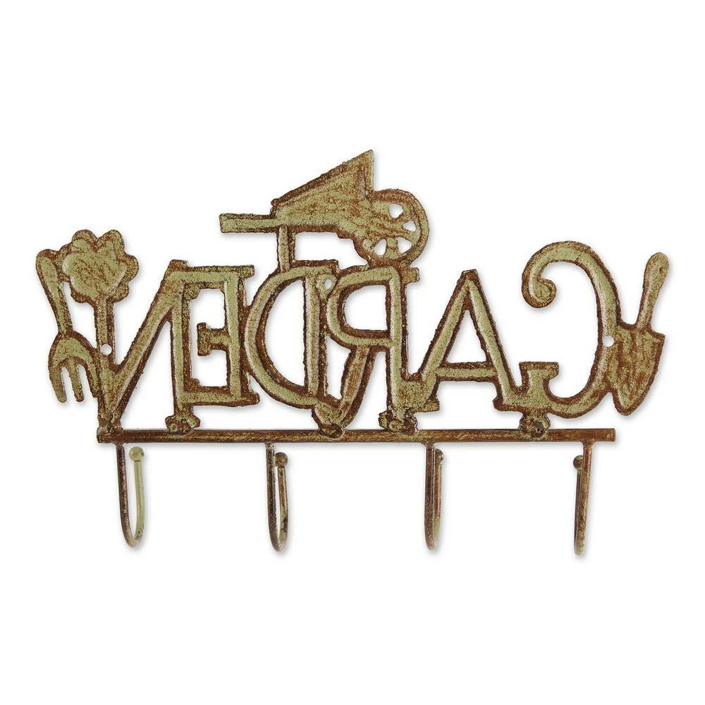 Zingz & Thingz 11.75 in. x 1.5 in. x 7.75 in. Bronze Cast Iron Garden Wall Hook - Image 2