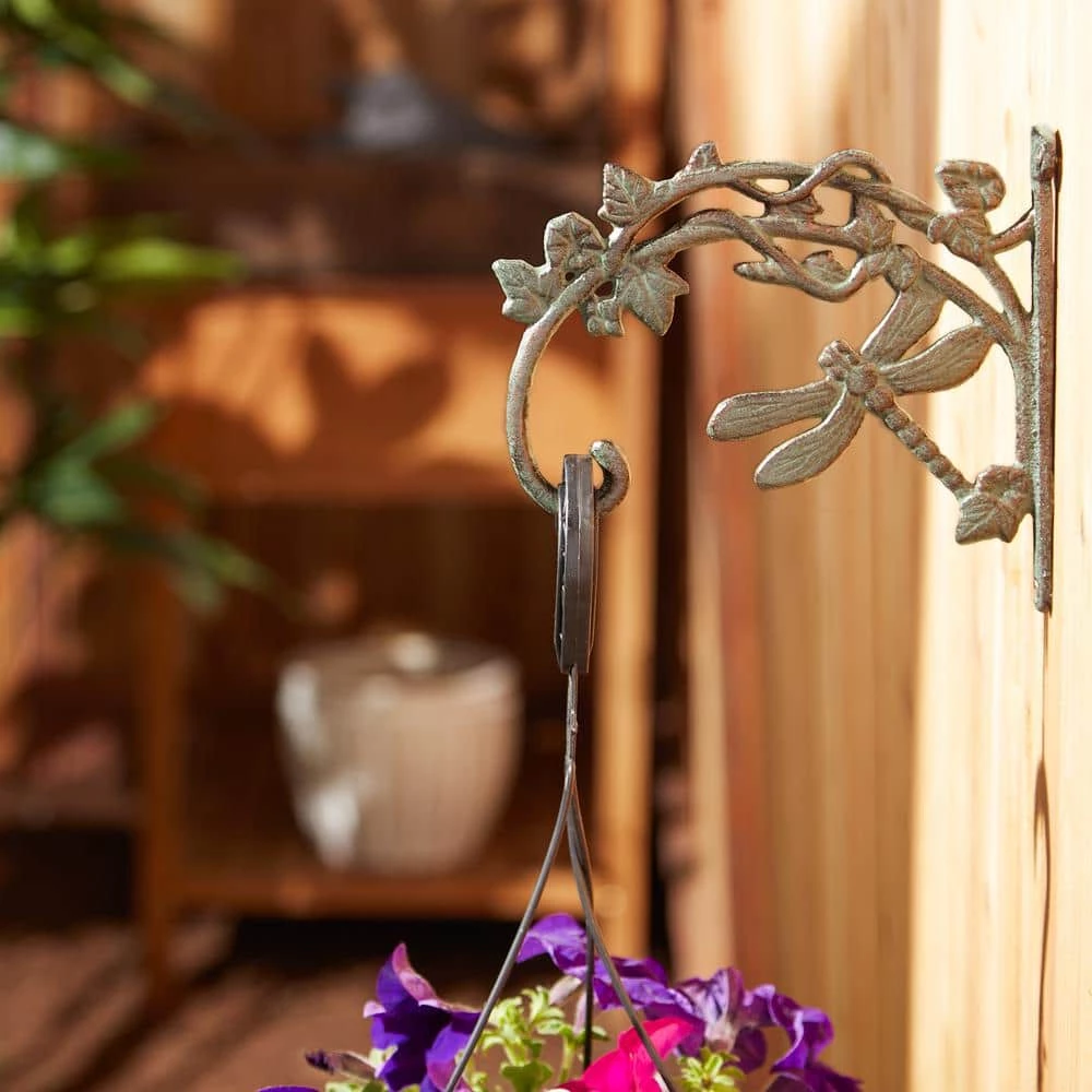 Zingz & Thingz Cast Iron Dragonfly Planter Bracket - Image 4