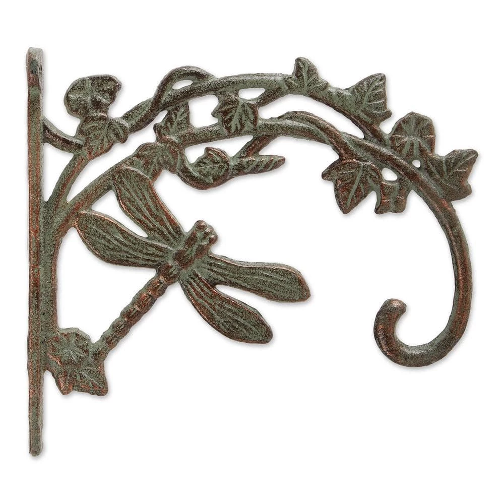Zingz & Thingz Cast Iron Dragonfly Planter Bracket