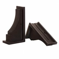 Mayne Fairfield Espresso Polyethylene Decorative Corbel (2-Pack)