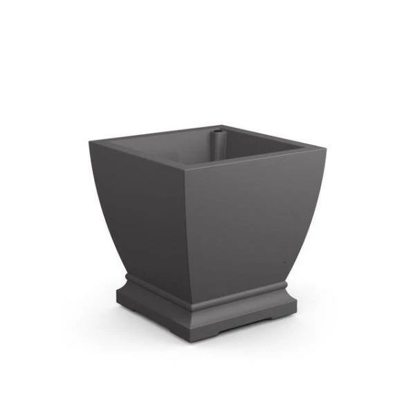 Mayne Acadia 20 in. Square Self-Watering Graphite Grey Polyethylene Planter - Image 2