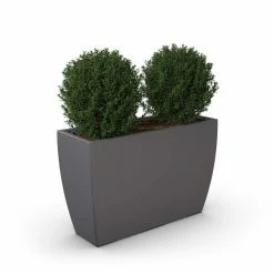 Mayne Kobi Trough Graphite Grey Polyethylene Planter