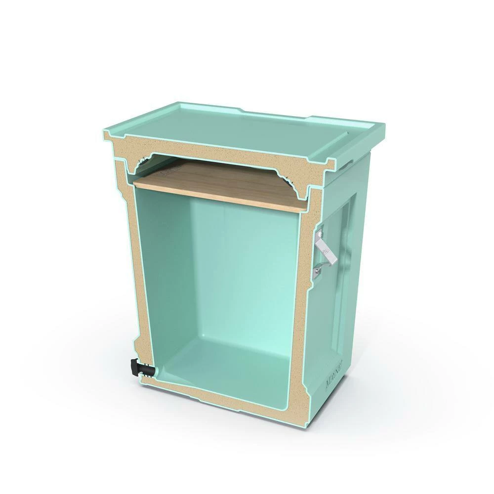 Mayne Fairfield 50 qt. Mint Patio Cooler - Image 5