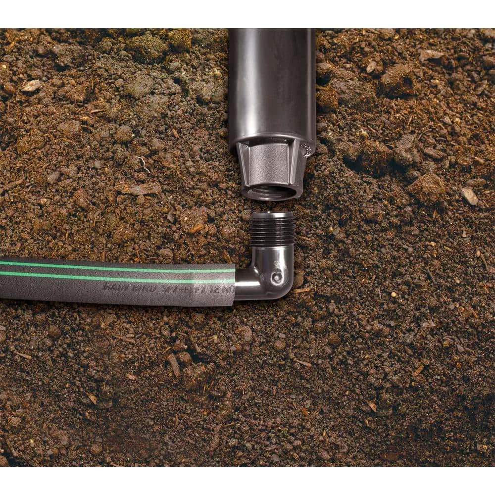 Rain Bird 1/2 in. Barbed x 1/2 in. MNPT Irrigation Swing Pipe Elbow - Image 2
