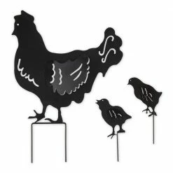 Zingz & Thingz Chicken Family Garden Stake