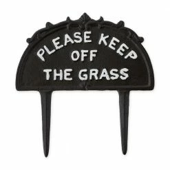 Zingz & Thingz Please Keep Off The Grass Garden Stake