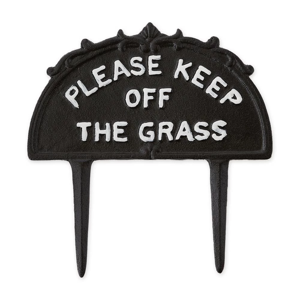 Zingz & Thingz Please Keep Off The Grass Garden Stake