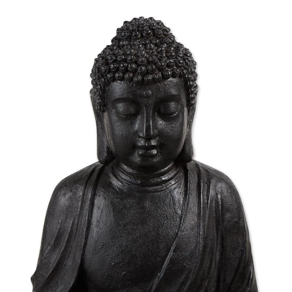 Zingz & Thingz 21.12 in. x 20.12 in. x 29.37 in. Zen Buddha Fountain (Incl pump) - Image 4