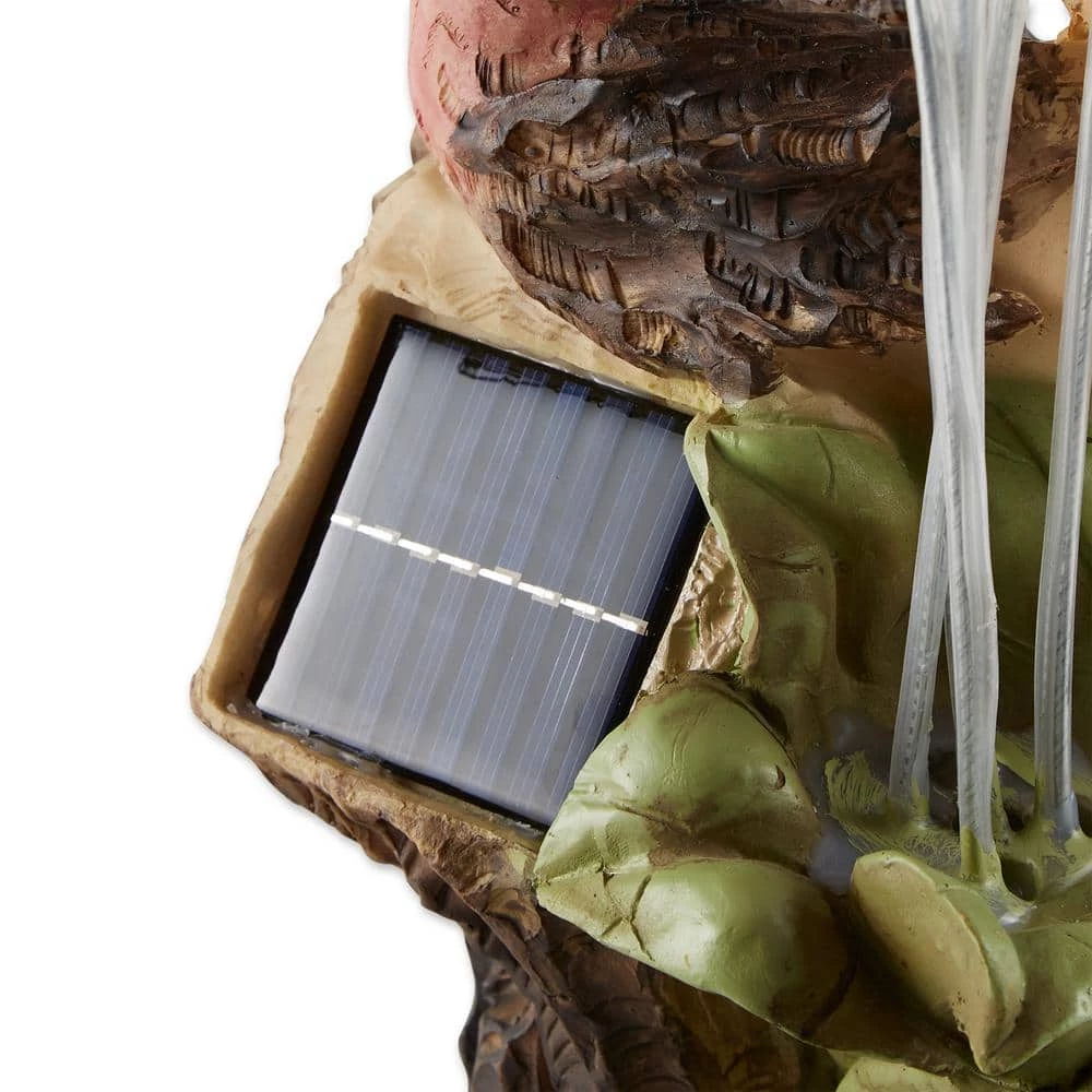 Zingz & Thingz 12 in. x 11 in. x 18 in. Peony Fairy Solar Statue - Image 7