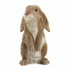 Zingz & Thingz 4.75 in. x 5 in. x 9.25 in. Curious Rabbit Garden Statue