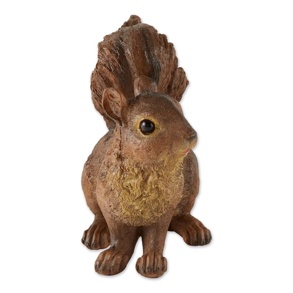 Zingz & Thingz 7 in. x 3.25 in. x 6 in. Curious Squirrel Garden Statue - Image 4