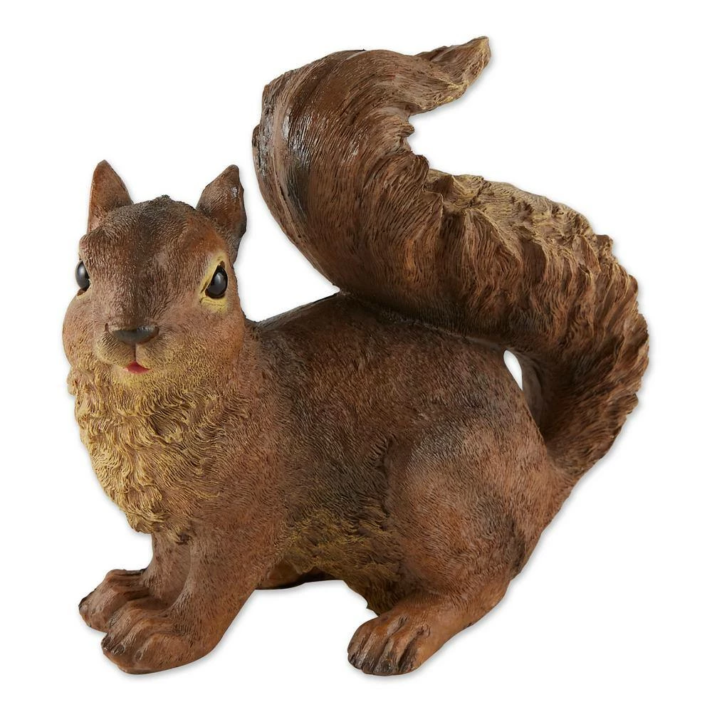 Zingz & Thingz 7 in. x 3.25 in. x 6 in. Curious Squirrel Garden Statue - Image 3