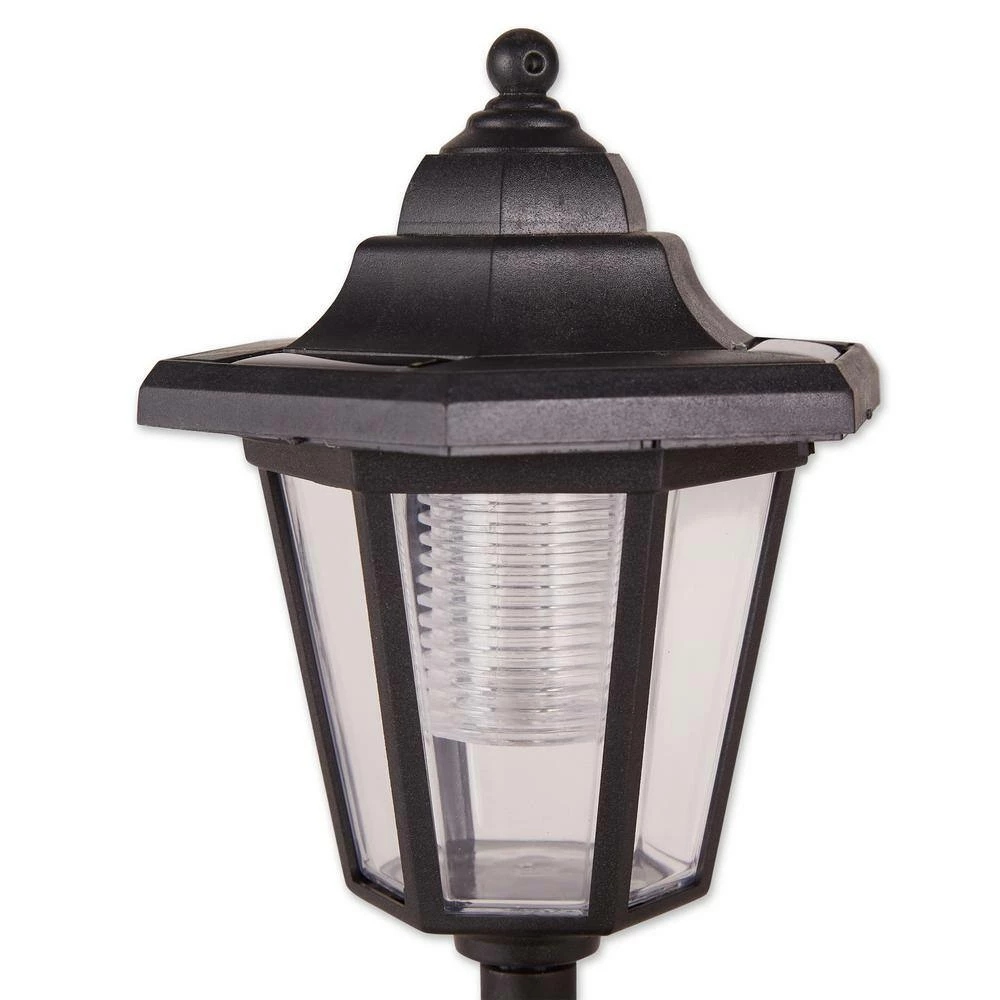 Zingz & Thingz 8 in. x 6 in. x 12.75 in. Couple with Solar Street Light Statue - Image 4