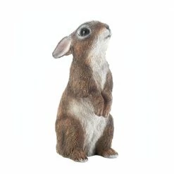 Zingz & Thingz 4.37 in. x 3 in. x 8 in. Standing Bunny Statue