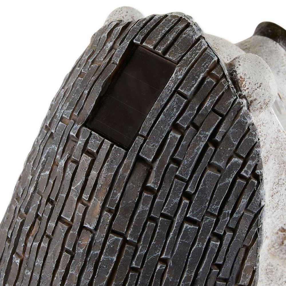 Zingz & Thingz 8 in. x 8.5 in. x 12 in. Solar Hedgehog Statue - Image 3