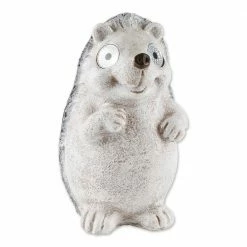 Zingz & Thingz 8 in. x 8.5 in. x 12 in. Solar Hedgehog Statue