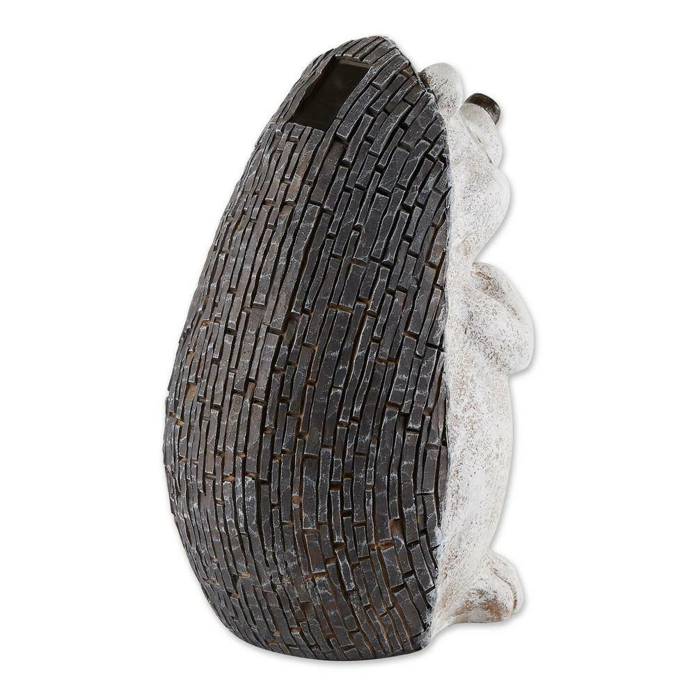 Zingz & Thingz 8 in. x 8.5 in. x 12 in. Solar Hedgehog Statue - Image 2