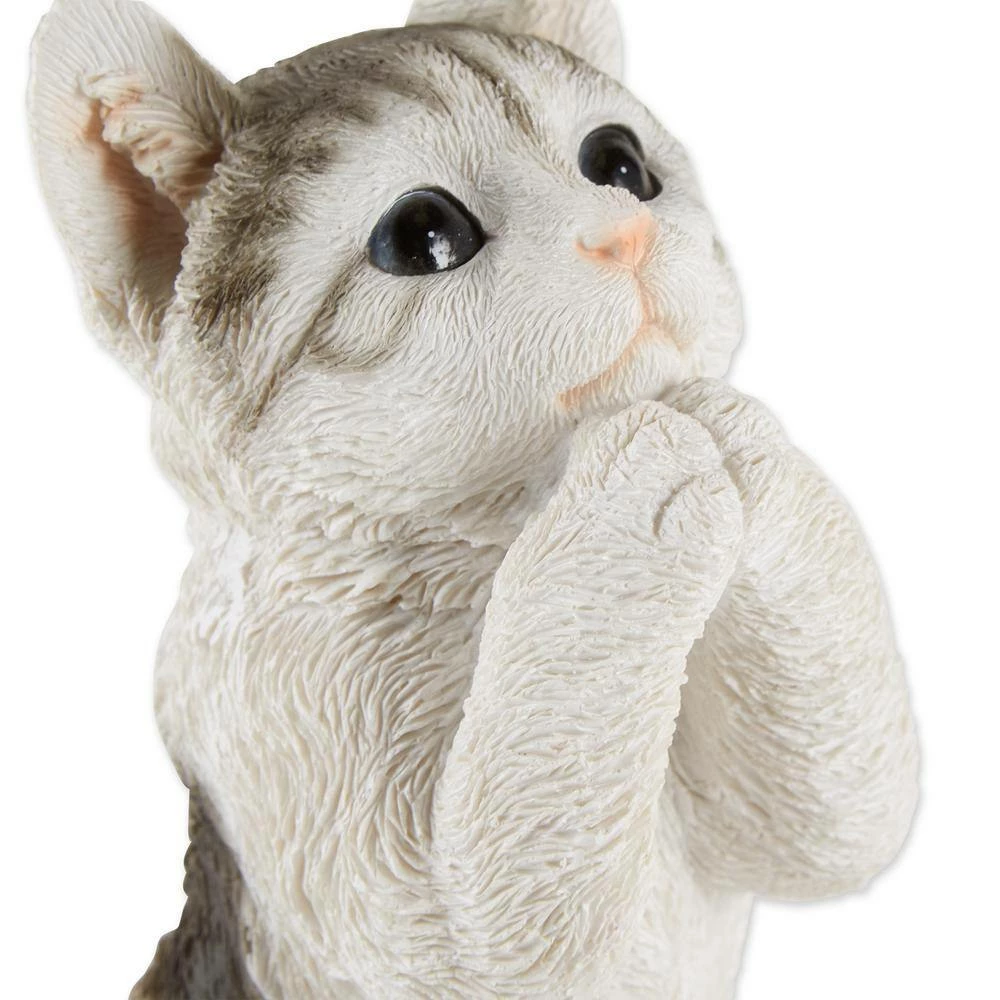 Zingz & Thingz 4.75 in. x 5 in. x 9 in. Pretty Please Cat Figurine - Image 4