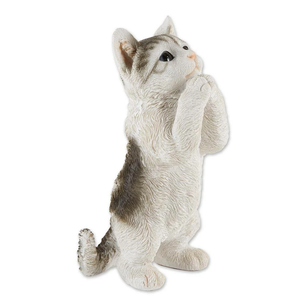 Zingz & Thingz 4.75 in. x 5 in. x 9 in. Pretty Please Cat Figurine - Image 3