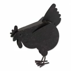 Zingz & Thingz 14 in. x 5 in. x 15 in. Brown Rooster Decoration