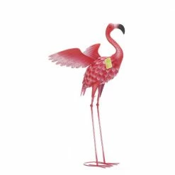 Zingz & Thingz 13 in. x 17 in. x 34.5 in. Large Flying Flamingo