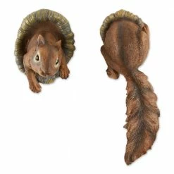 Zingz & Thingz 4 in. x 4.5 in. x 6 in. Woodland Squirrel Tree Decor