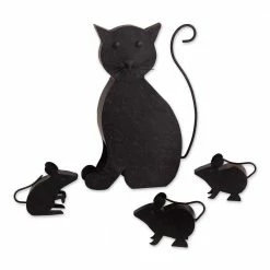 Zingz & Thingz Cat With Mice Sculpture