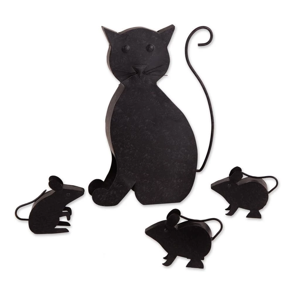 Zingz & Thingz Cat With Mice Sculpture