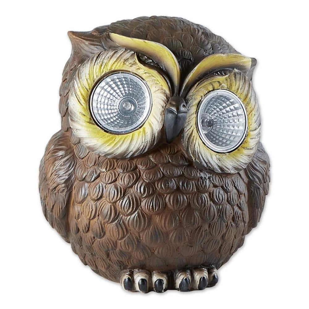 Zingz & Thingz Solar Owl Figurine