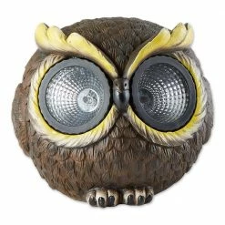 Zingz & Thingz Medium Solar Owl Figurine