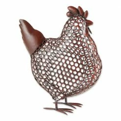 Zingz & Thingz Chicken Wire Chicken Sculpture