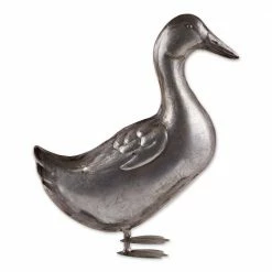 Zingz & Thingz Galvanized Duck Sculpture