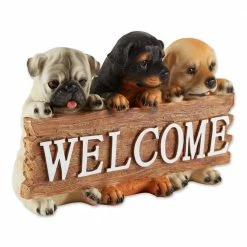 Zingz & Thingz 9.5 in. x 4 in. x 6.5 in. Puppy Welcome Sign